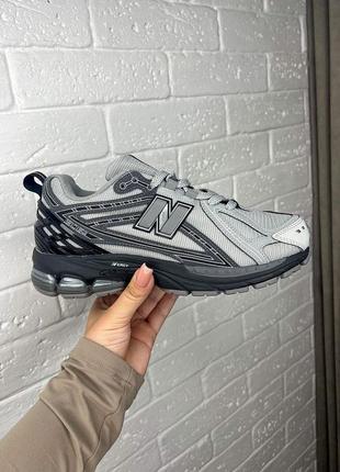 Крутые женские и мужские кроссовки new balance 1906r grey серые