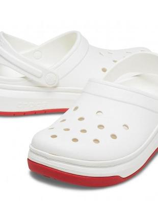 Crocs сандалии сабо клоги крокс шлепанцы crocband full force clog white