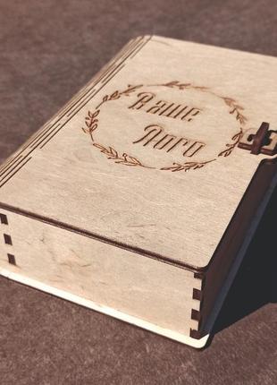 Коробка книжка із замочком з фанери. коробка з гнучким палітуркою.8 фото