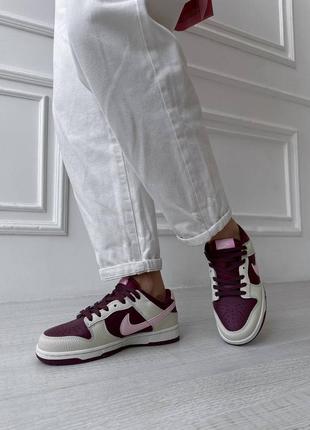 Жіночі кросівки nike Max sb dunk low cherry beige найк данк5 фото