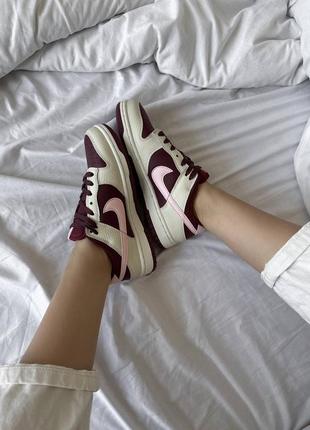 Жіночі кросівки nike Max sb dunk low cherry beige найк данк6 фото