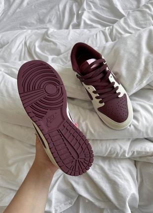 Жіночі кросівки nike Max sb dunk low cherry beige найк данк4 фото