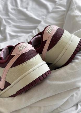 Жіночі кросівки nike Max sb dunk low cherry beige найк данк7 фото