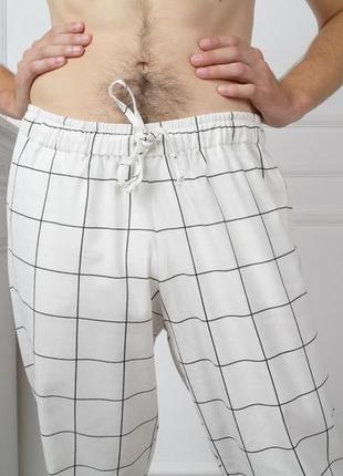 Чоловічі брюки з натурального льону4 фото