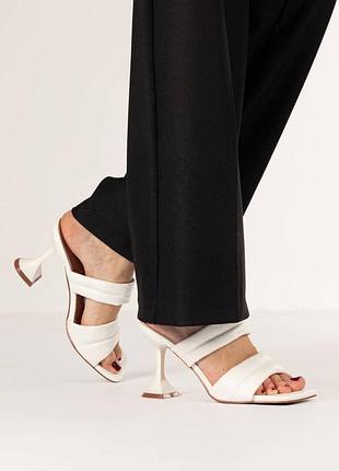 Мюли белый 38 37 36 113018