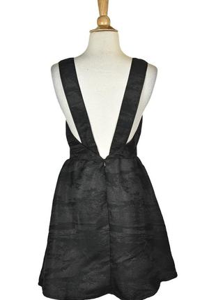 Короткое коктельное вечернее платье люрекс с люрексом блестящего с блестками черная...