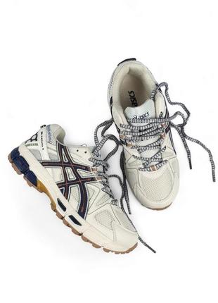 Кроссовки asics gel - kahana 8 •beige navy•1 фото