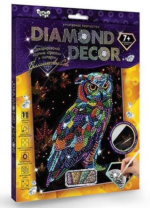 Алмазная мозаика 'diamond decor' сова (dd-01-09)