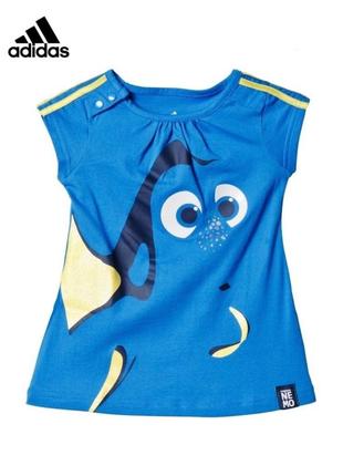 Футболка на малышку дори adidas в поисках немо 0-3 мес / 62 см