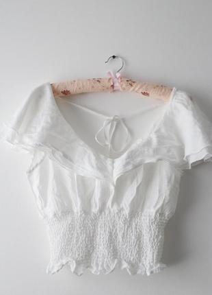 Біла блуза h&m