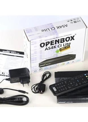 Спутниковый тюнер openbox as4k ci lite ultrahd