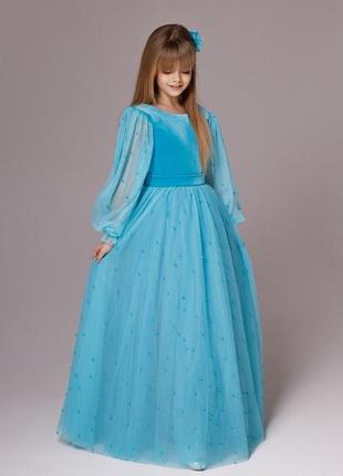Детское платье для принцессы моника рукав4 фото