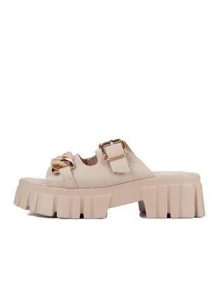 Шлепанцы mei de li бежевый 39 37 87979