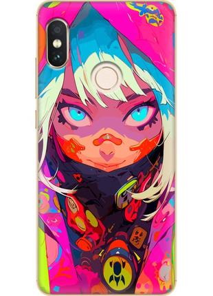 Чехол силиконовый с картинкой на xiaomi redmi note 5 pro (аниме, anime)