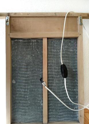 Функциональное дизайнерское панно-светильник в винтажном стиле