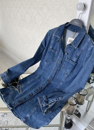Джинсова сукня zara