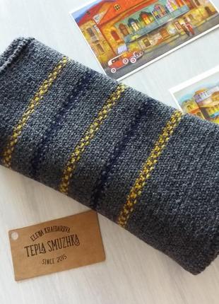 Шарф вязаный "графика"