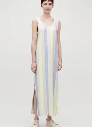 Cos женский оригинальный трикотажный сарафан !