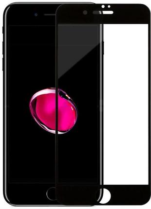 Защитное стекло для iphone 8 plus   на экран 2.5d  защитное стекло на телефон айфон 8 плюс черное
