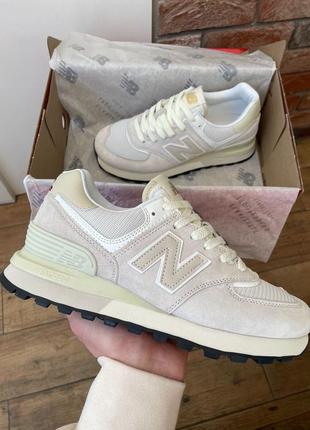 Кроссовки new balance 574 legacy beige5 фото