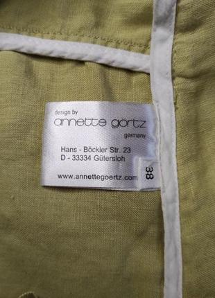 Annette gortz лляні штани брюки льон люкс бренд6 фото