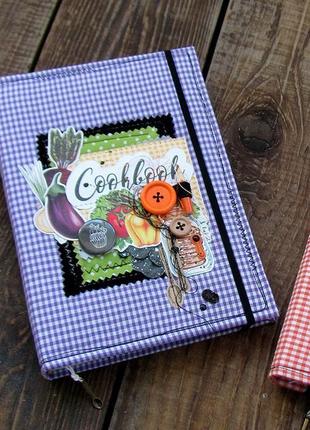 Кулінарний блокнот, кулінарна книга ручної роботи. купити оригінальний подарунок