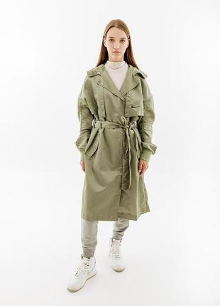 Женский тренч nike trench su бежевый xl (7dfb4521-386 xl)