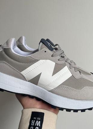 Кроссовки new balance 327 white grey4 фото