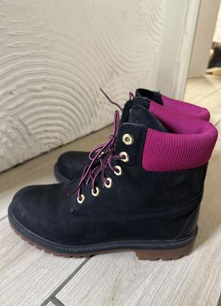 Timberland женские розовые сапоги/краски оригинал!