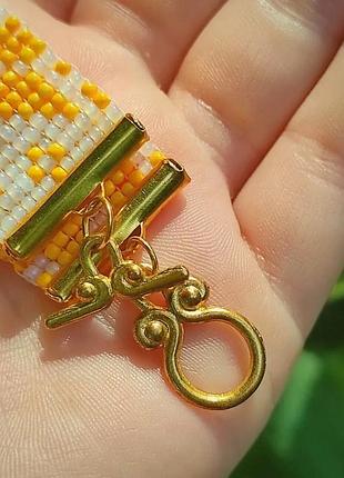 Браслет алатир з бісеру 2