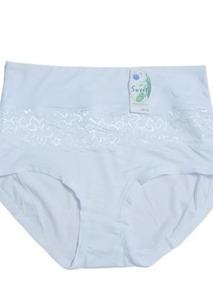 Женские высокие трусы больших размеров