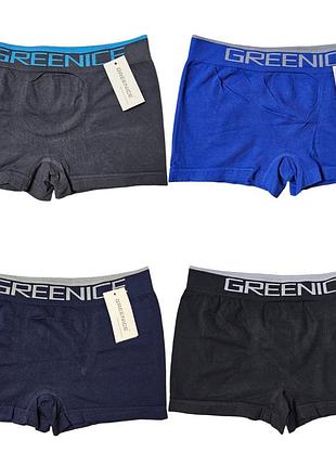 Бесшовные мужские трусы боксеры greenice  гриннайс