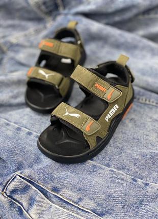 Босоножки для мальчика, обувь детская, сандалии на хлопок с3 фото