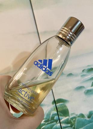 Винтаж редкость снятость edt adidas woman sport active4 фото