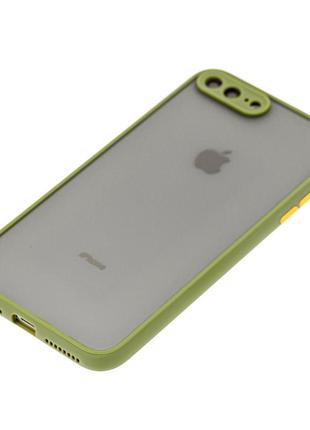 Протиударний матовий чохол для iphone 7 8 plus хакі
