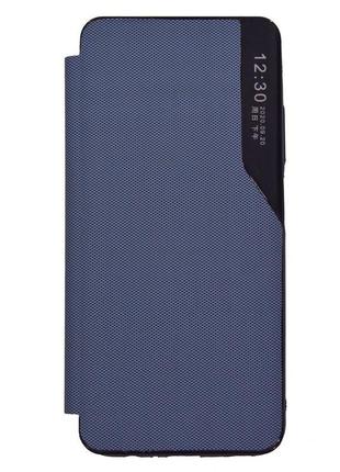 Чехол-книжка business fabric для samsung m52 2021 m526 blue