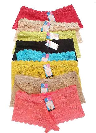 Польские женские кружевные шортики цветные