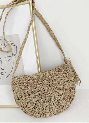 Сумка, сумочка плетена на літо