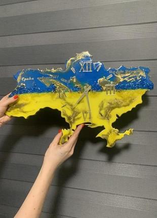 Годинник карта україни6 фото