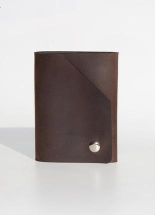 Міні гаманець з натуральної шкіри. (wu.mini002 brown)