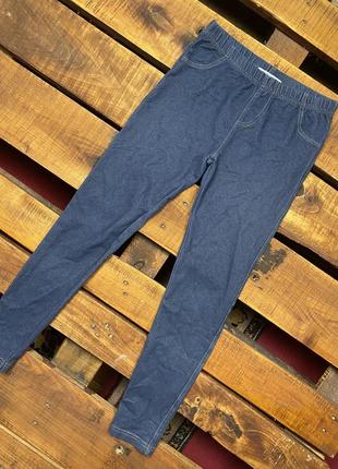 Дитячі лосіни primark (прімарк 10-11 років 140-146 см ідеал оригінал сині)