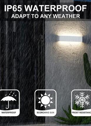 Світлодіодні настінні світильники changm у приміщенні 40 см, 2 шт. 16 вт алюмінієві...