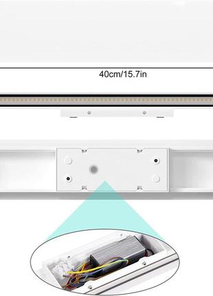 Світлодіодні настінні світильники changm у приміщенні 40 см, 2 шт. 16 вт алюмінієві...