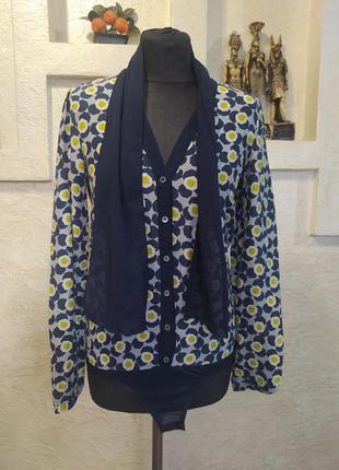 Боди блузка шёлк patrizia pepe