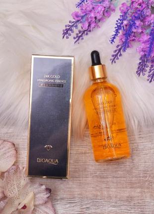 Хит! сыворотка с гиалуроном и биозолотом омолаживающая bioaqua probeauty