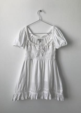 Літня бавовняна сукня urban outfitters evie petite коротка біла сукня бавовна коротке біле плаття