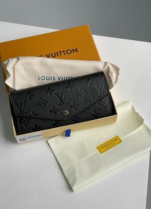 👜 louis vuitton sarah wallet black2 фото