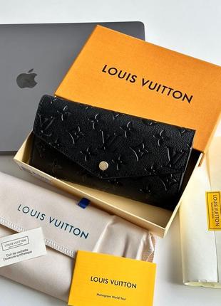 👜 louis vuitton sarah wallet black1 фото