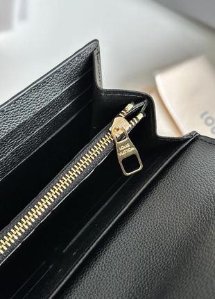 👜 louis vuitton sarah wallet black8 фото