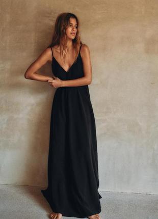 Платье на бретелях zara